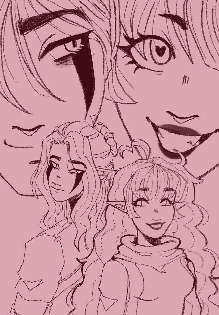 Bust, Sketch $15 (Extra character +$15)