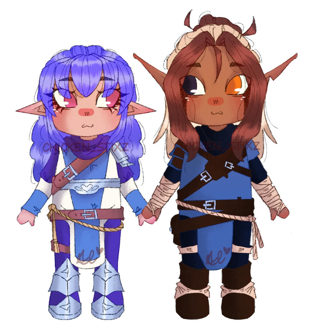 Full Body, Full Drawing $28 (extra character +$15)