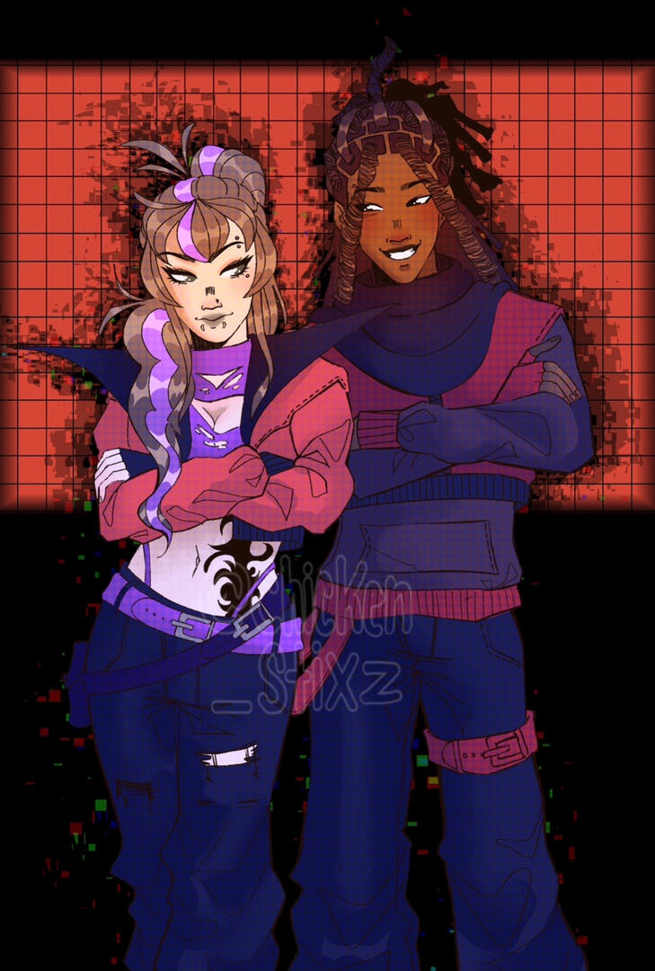 Half Body, Full Drawing $27 (extra character +$15)